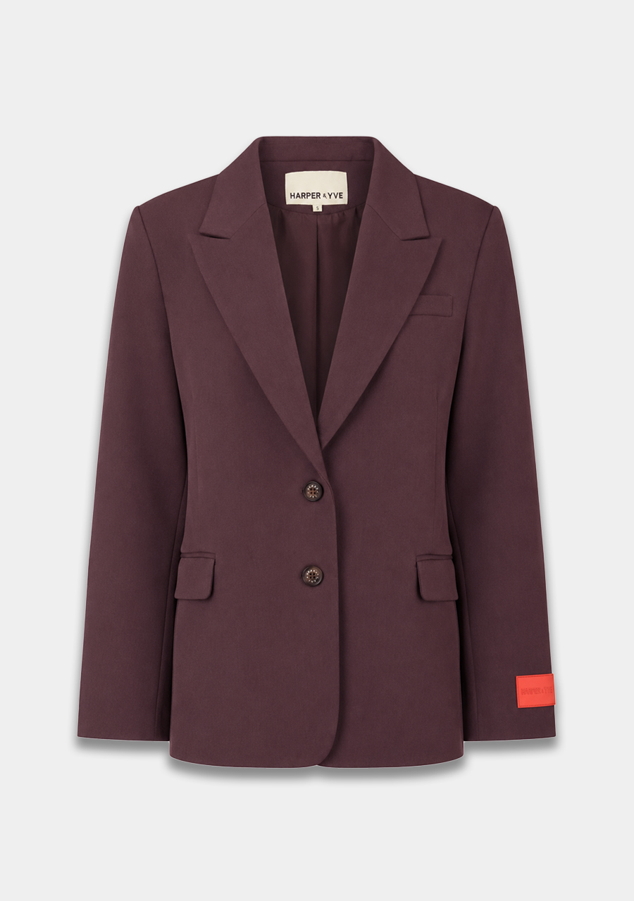 Harper & Yve Blazer Anna  AW6N211 Donker Paars