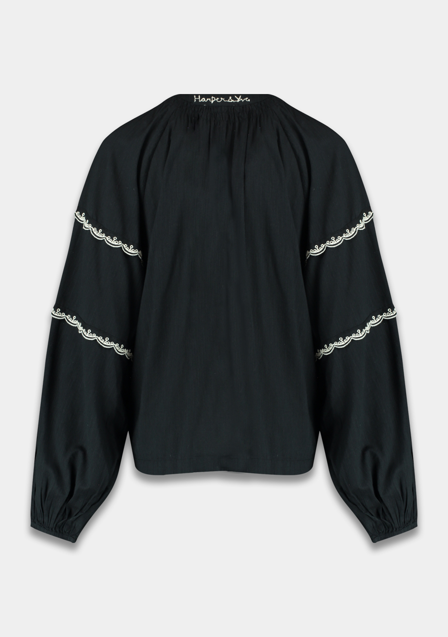 Harper & Yve Blouse Kady DW24C602 Zwart