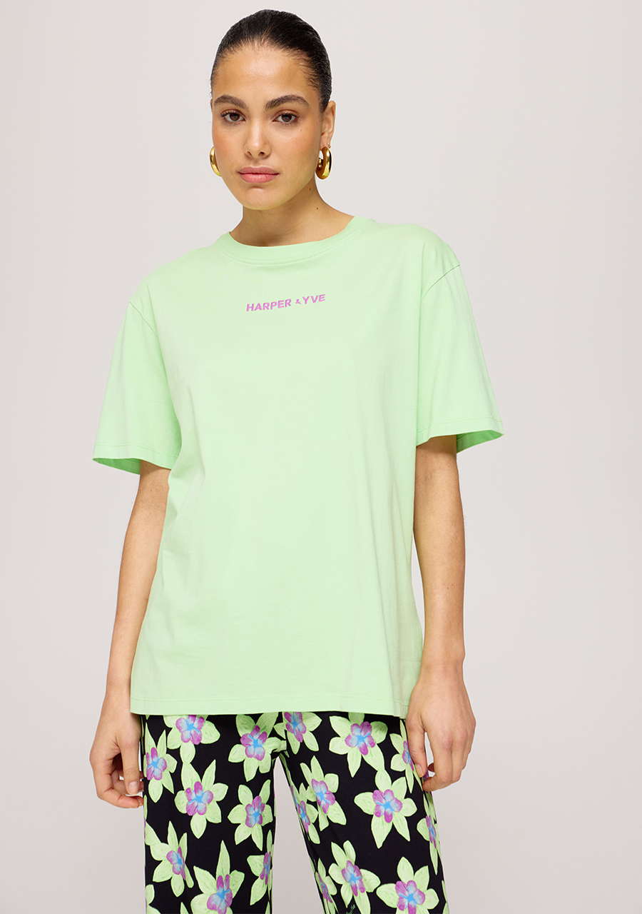 Harper & Yve T-shirt Embrace SS25Y300 Groen