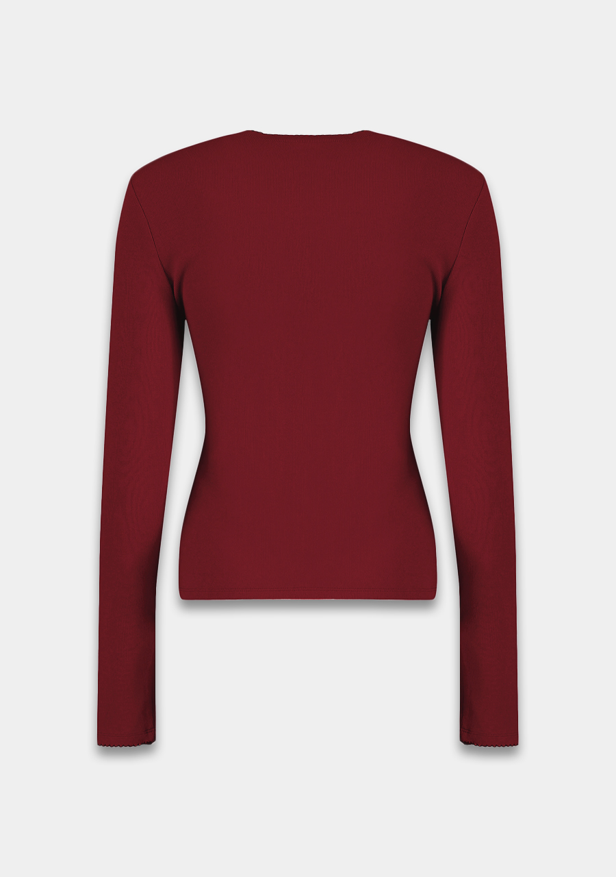 Harper & Yve Top Cammy DW25P615 Rood