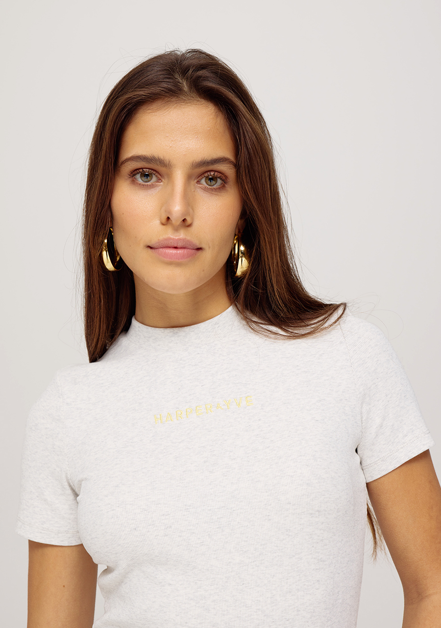 Harper & Yve Top Cammy SS25P403 Grijs
