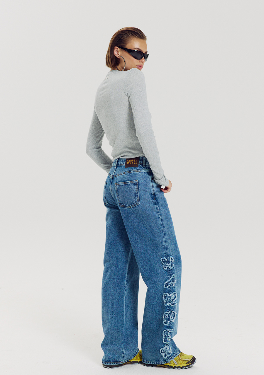 Harper & Yve Jeans Yve AW6R100 Jeans blauw