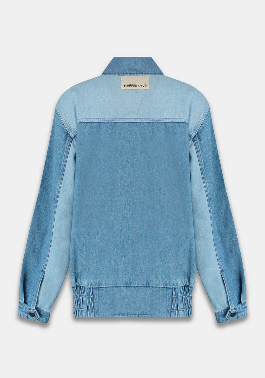 Harper & Yve Jacket Warner AW25D200 Blauw