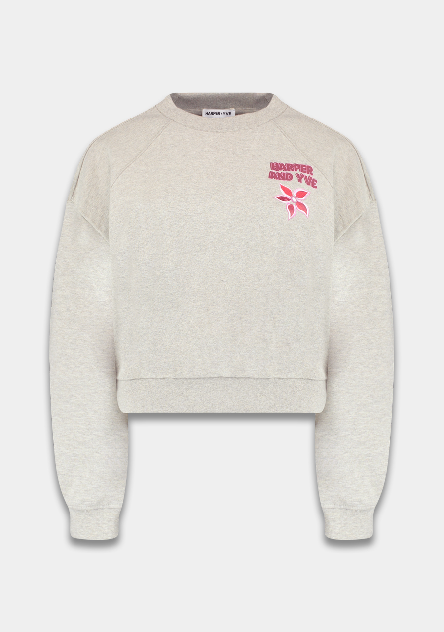 Harper & Yve Sweater Alldaydrama AW25Y505 Grijs