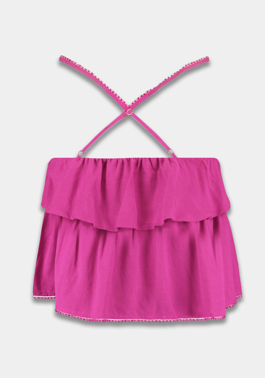 Harper & Yve Top Maye HS25P409 Donker Paars