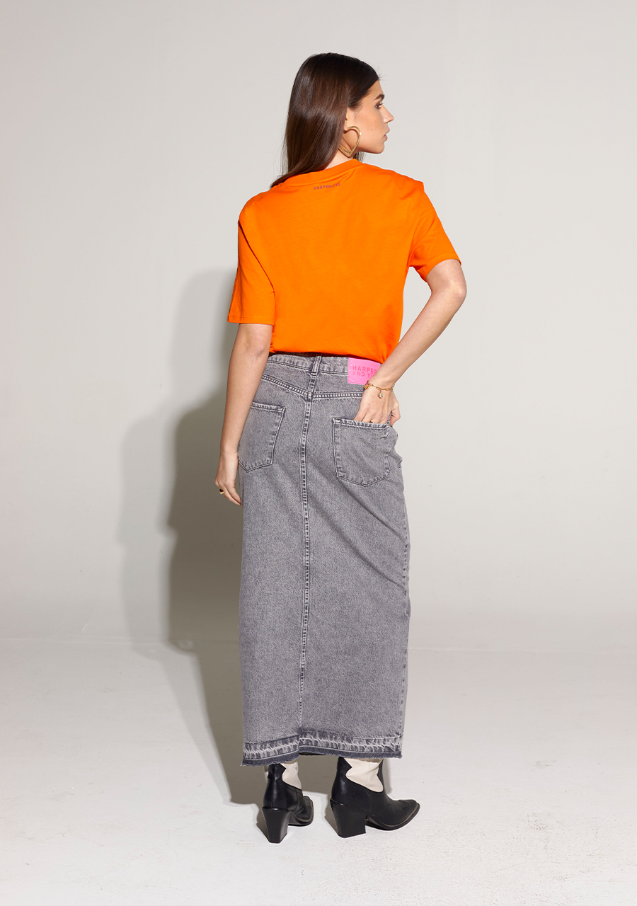 Harper & Yve Spijkerrok Yve SS24X000 Grijs