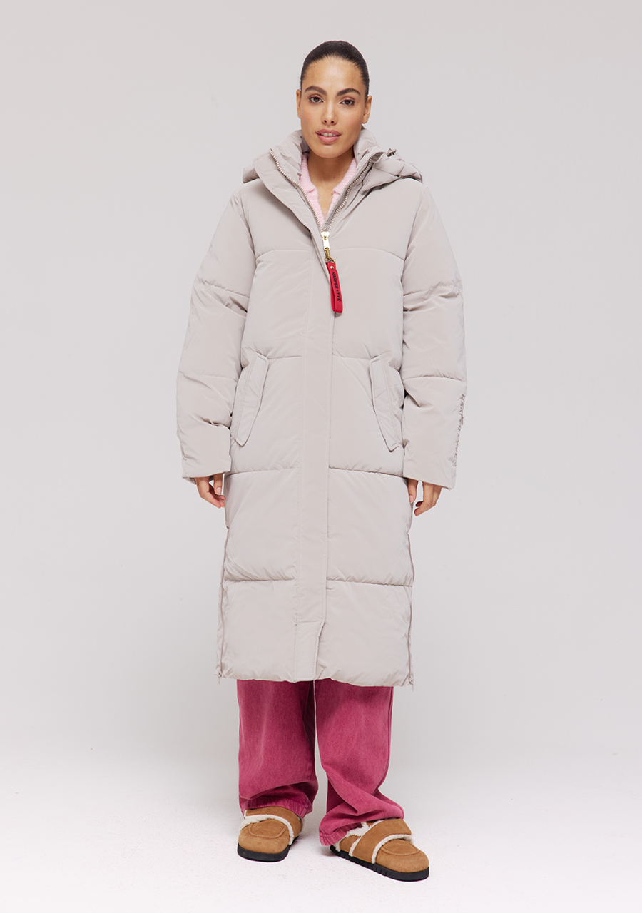 Harper & Yve Winterjas Yitty AW25N202 Licht grijs