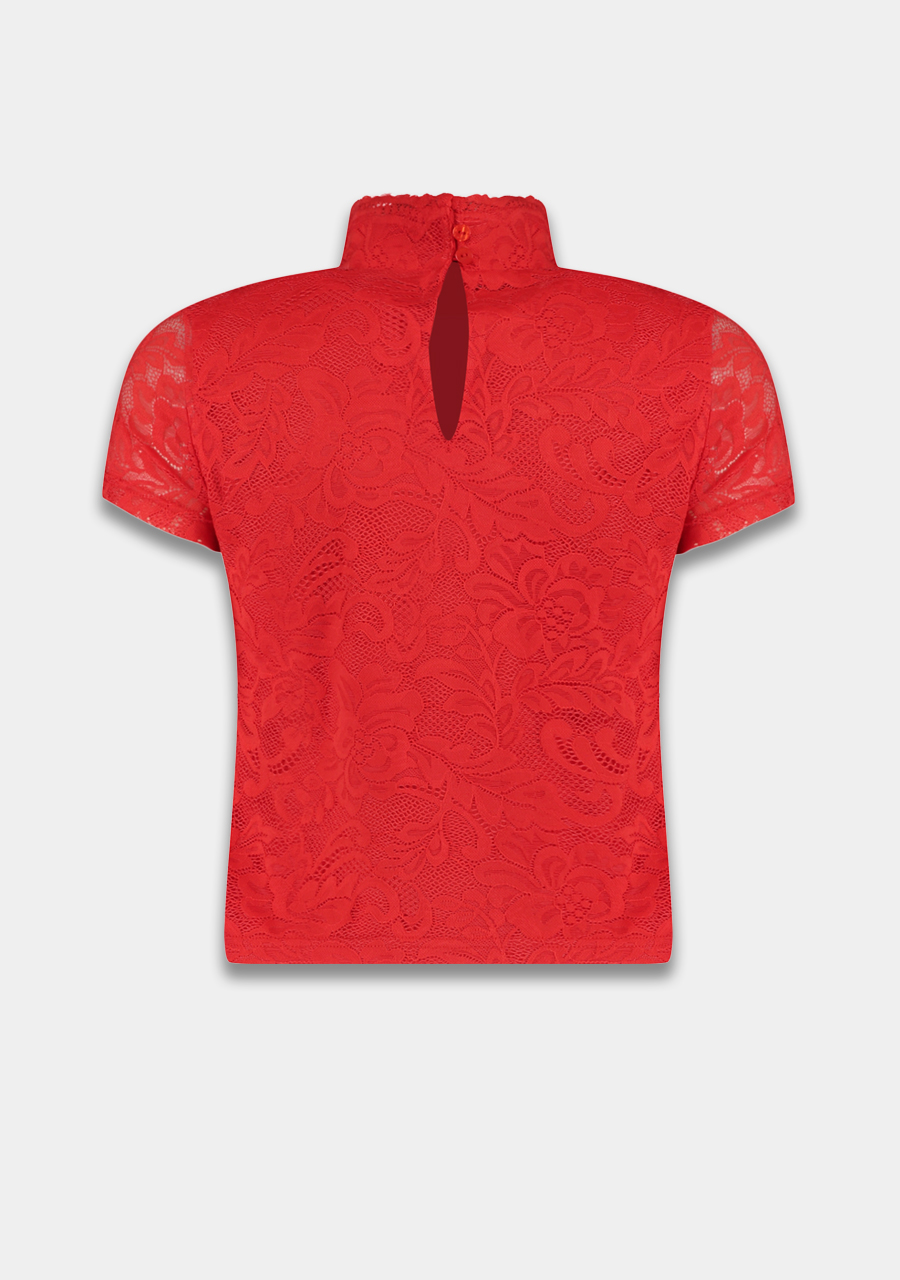 Harper & Yve Top Vief SS6P404 Rood