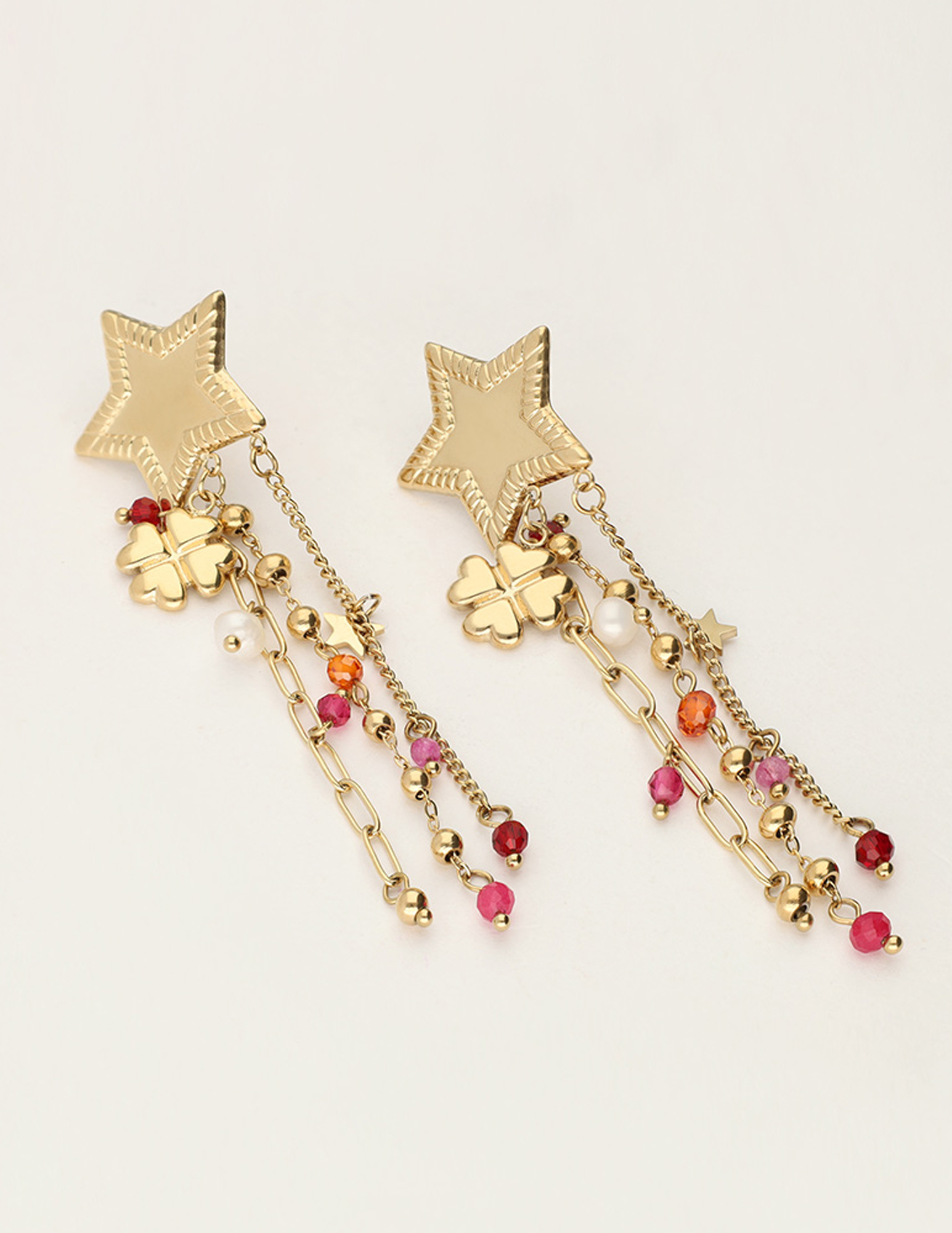 My Jewellery Starry oorhangers met ster MJ11963 Goud