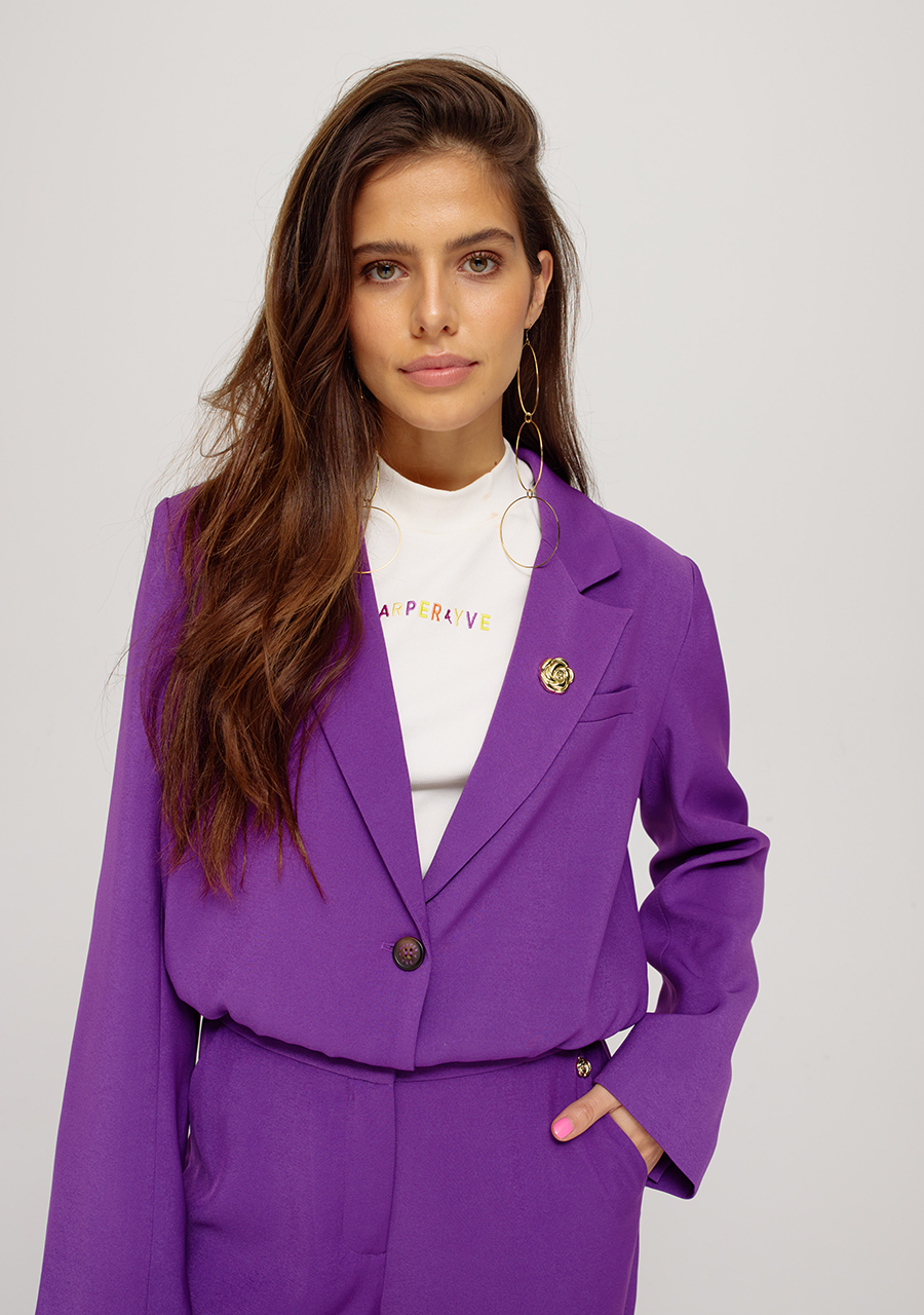 Harper & Yve Blazer Frederique SS25N206 Paars