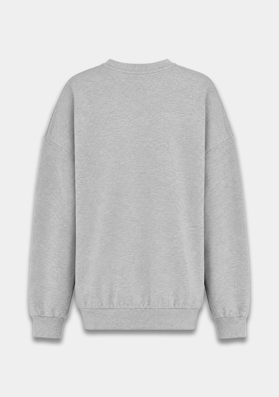 Harper & Yve Sweater Mood for food AW6Y507 Grijs