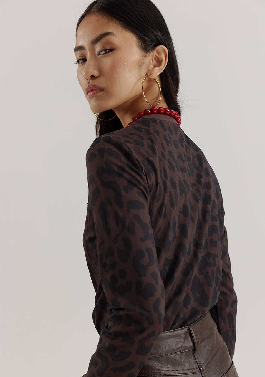 Harper & Yve Shirt Lolita AW25P501 Donker bruin