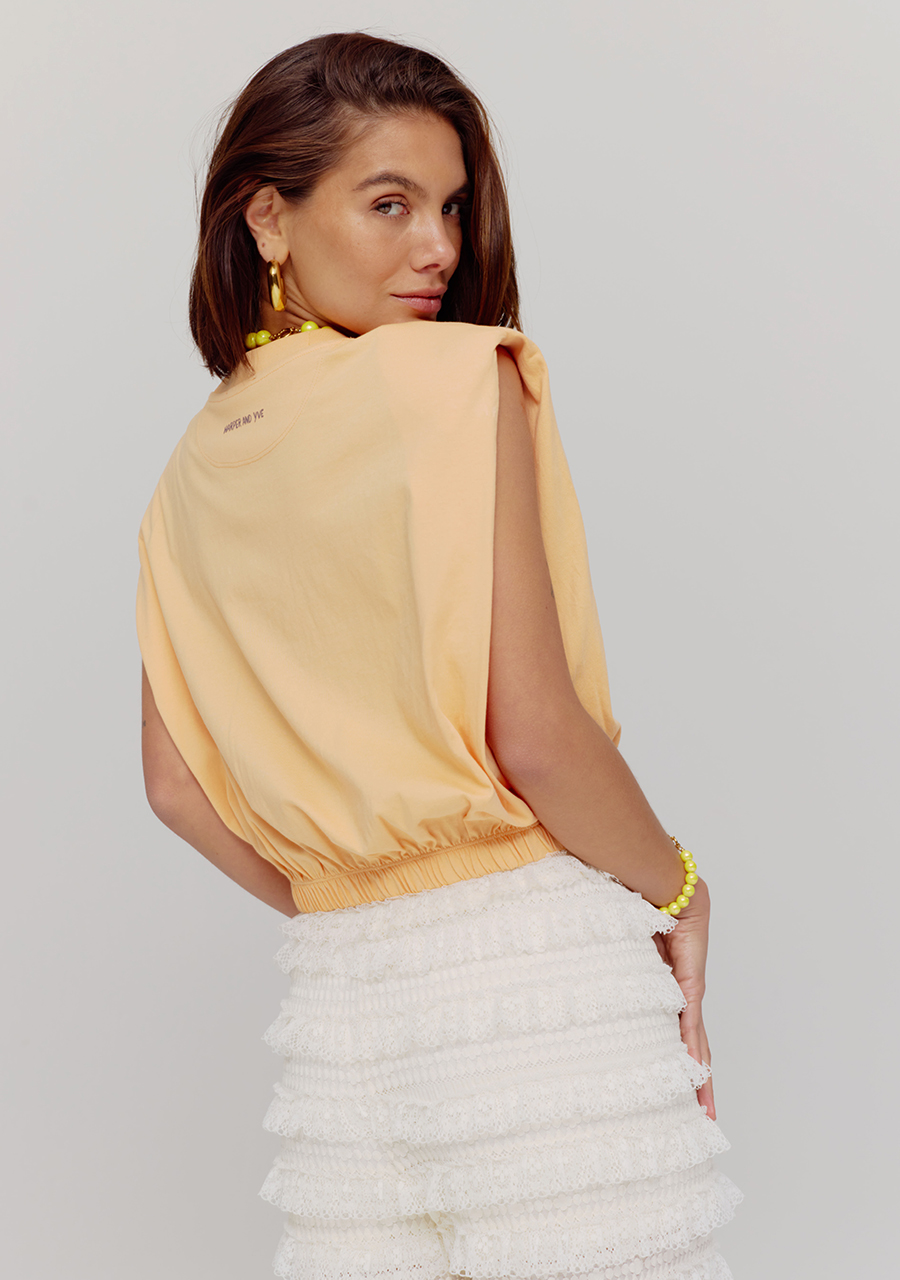 Harper & Yve Top Muscle HS25Y304 Oranje Harper & Yve Top Muscle HS25Y304 Oranje