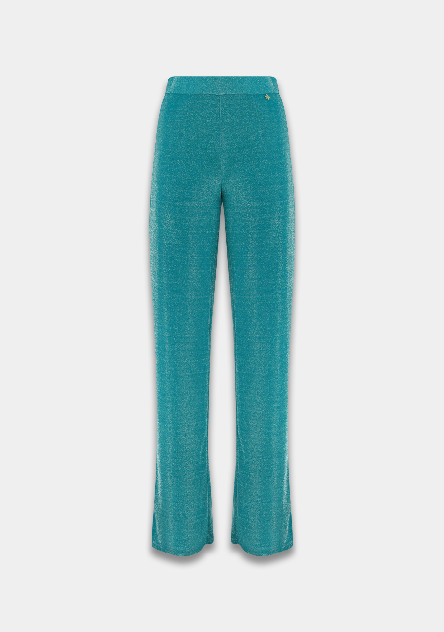 Harper & Yve Broek Glitter HS24P121 Blauw