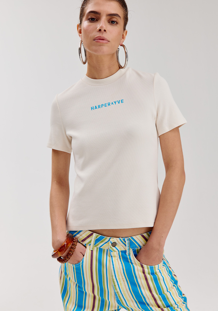 Harper & Yve Top Cammy HS6P415 Ecru