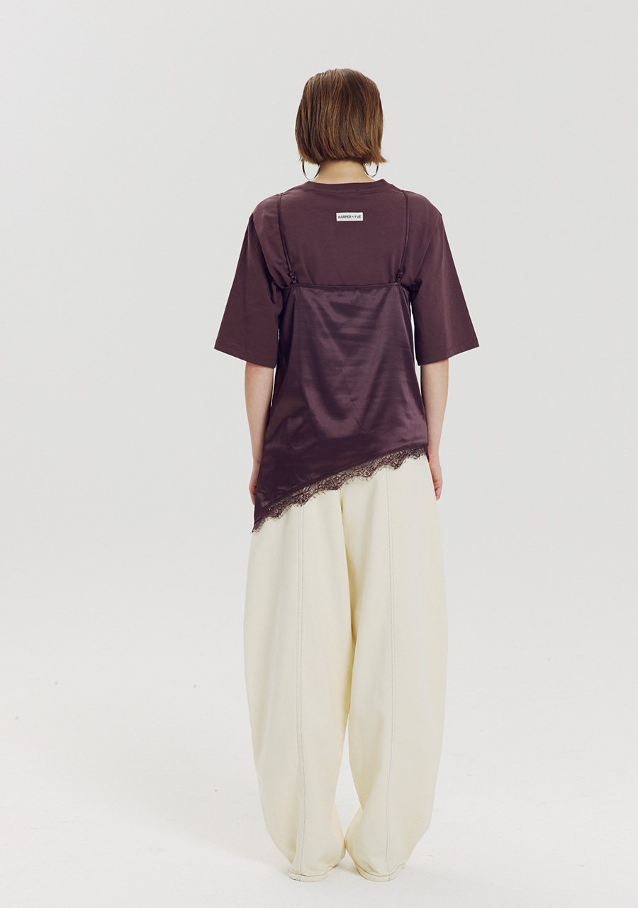 Harper & Yve Top Faye AW6P403 Donker Paars