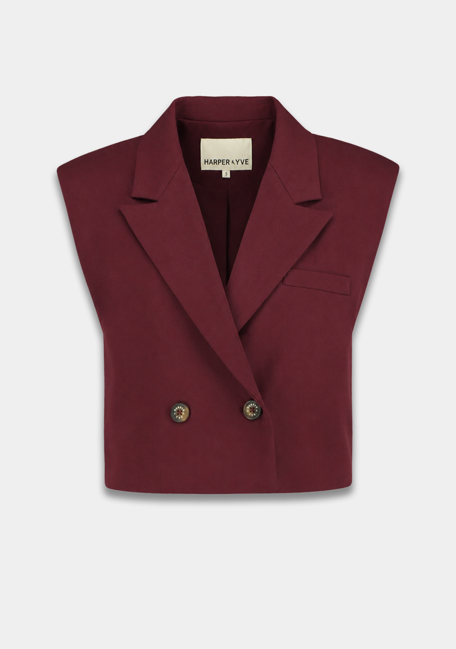 Harper & Yve Gilet Esmee AW6N206 Bordeaux