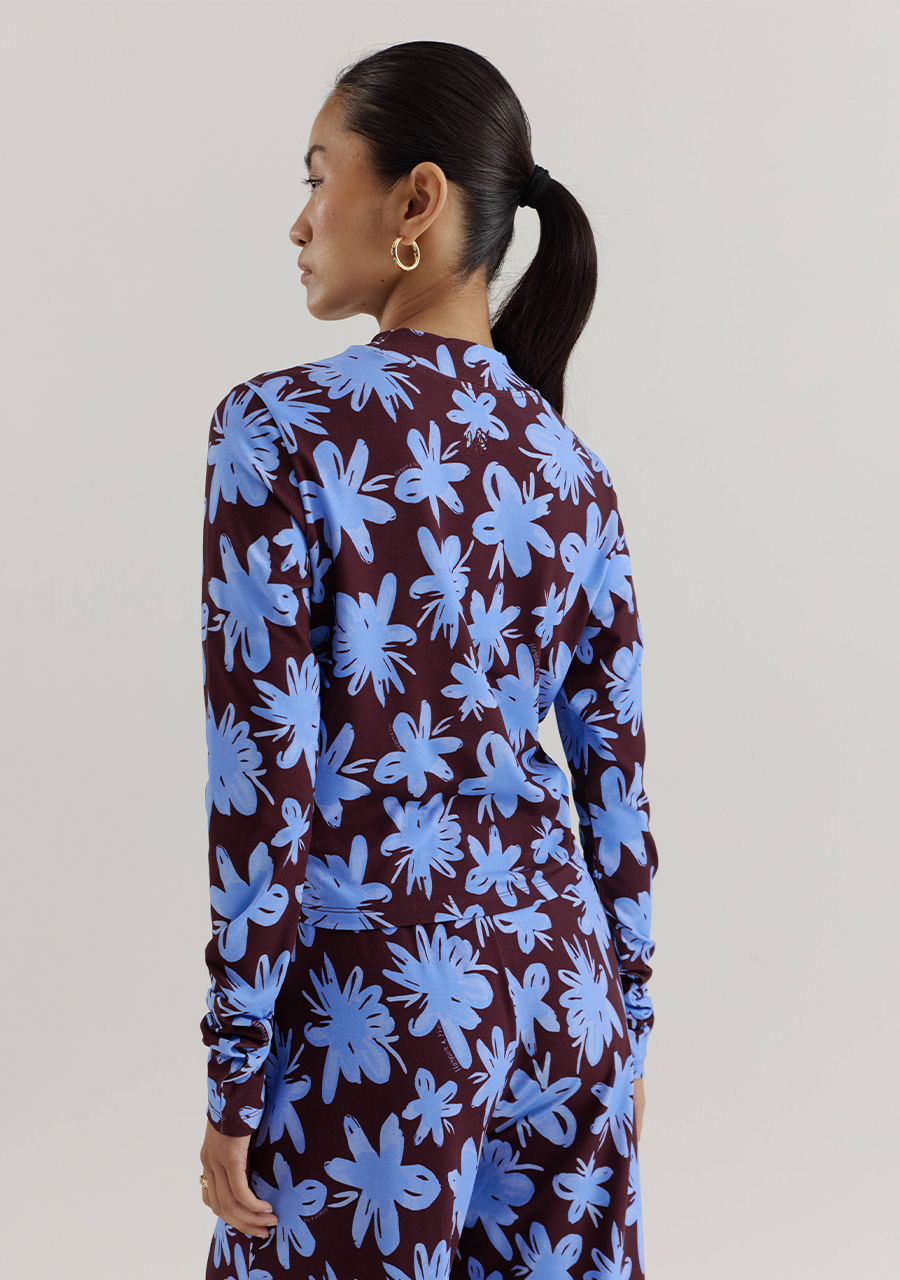 Harper & Yve Top Jeff DW25T510 Blauw