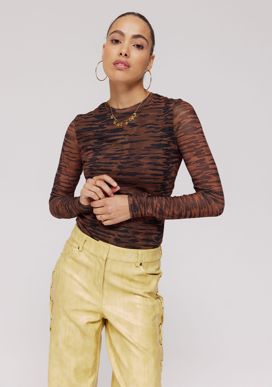 Harper & Yve Top June DW25T512 Bruin