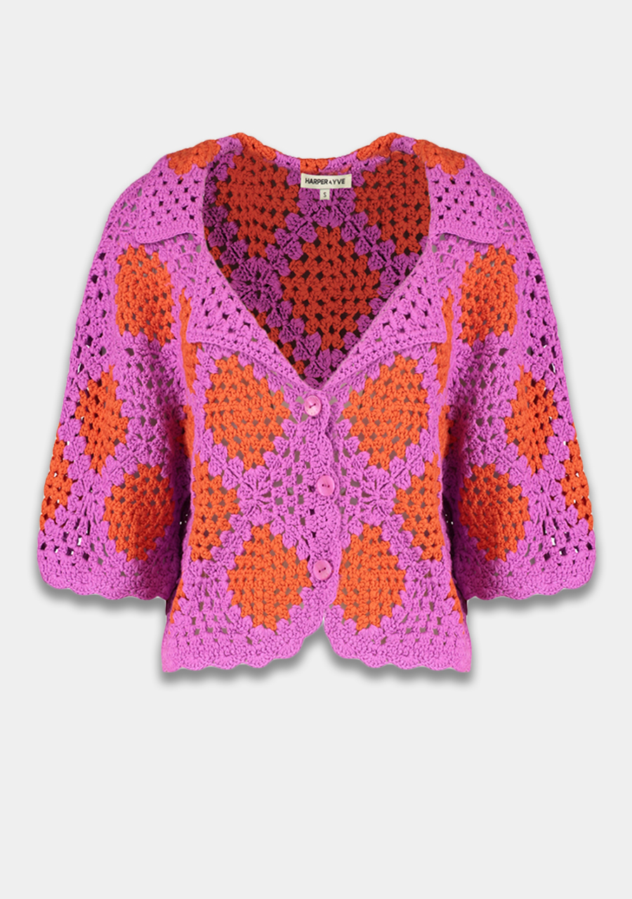 Harper & Yve Top Bente HS25P600 Donker Paars