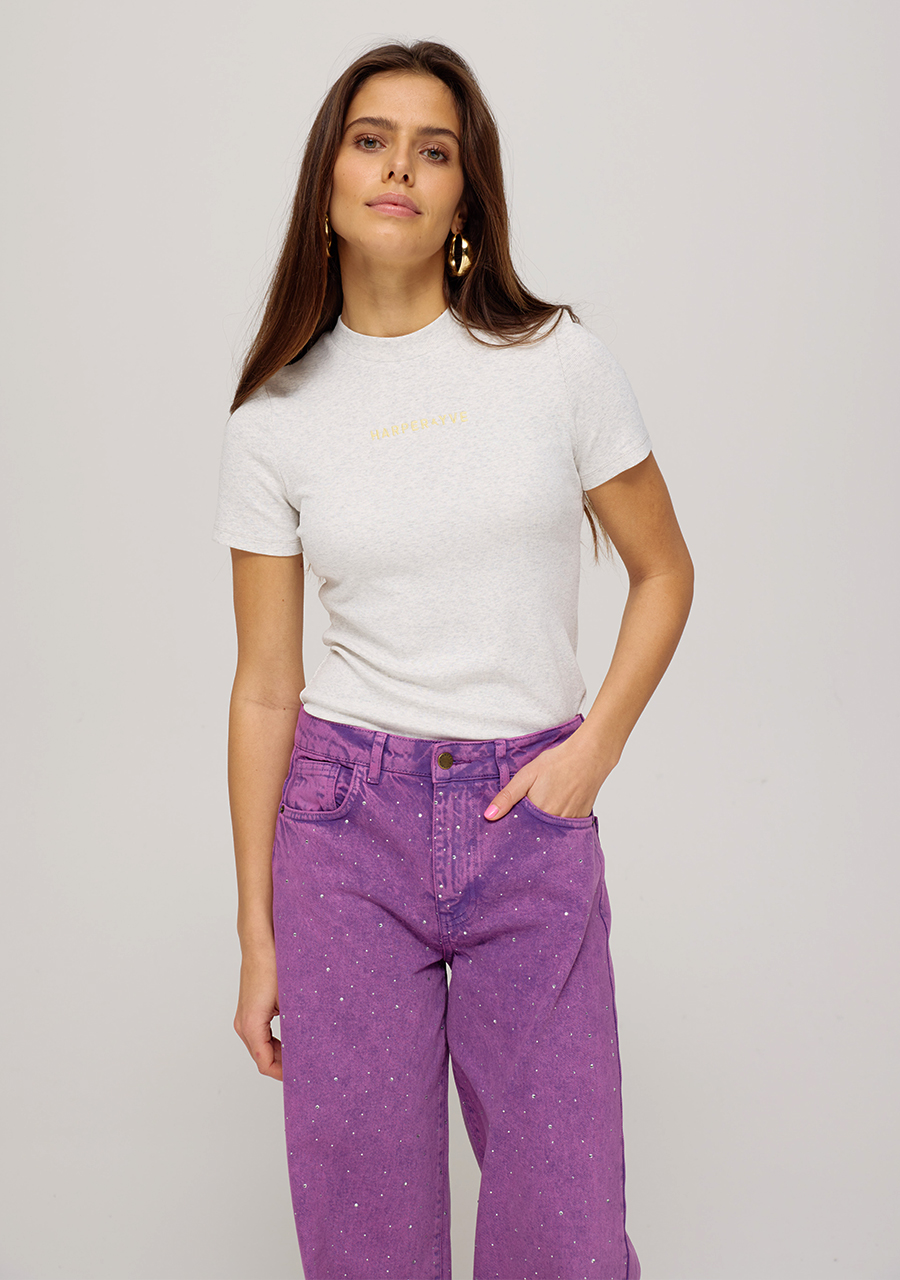 Harper & Yve Jeans Mayra SS25D104 Paars