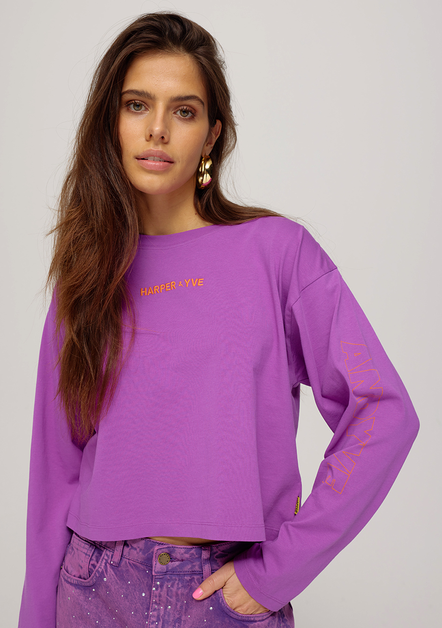 Harper & Yve Shirt Embrace SS25Y500 Paars