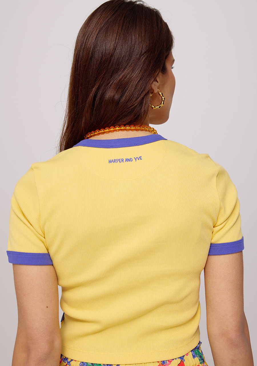 Harper & Yve Top Emmy HS25Y300 Geel