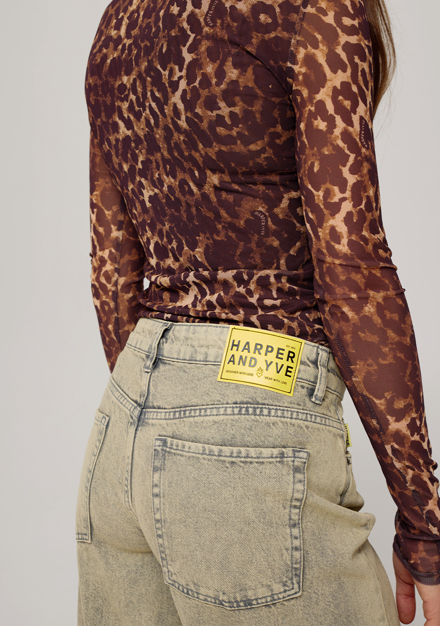 Harper & Yve Jeans Mayra SS25Z101 Beige