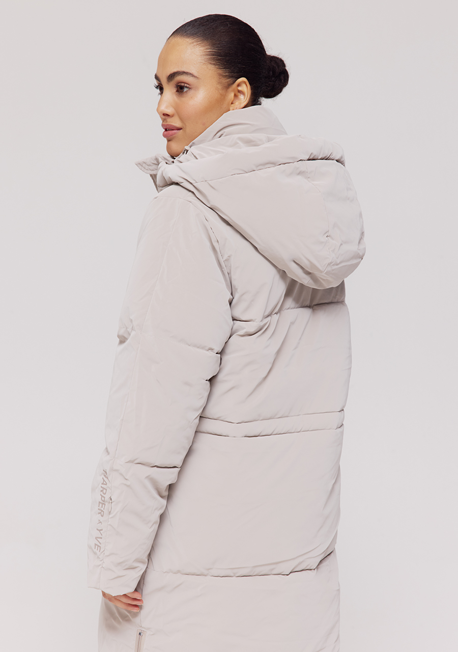 Harper & Yve Winterjas Yitty AW25N202 Licht grijs