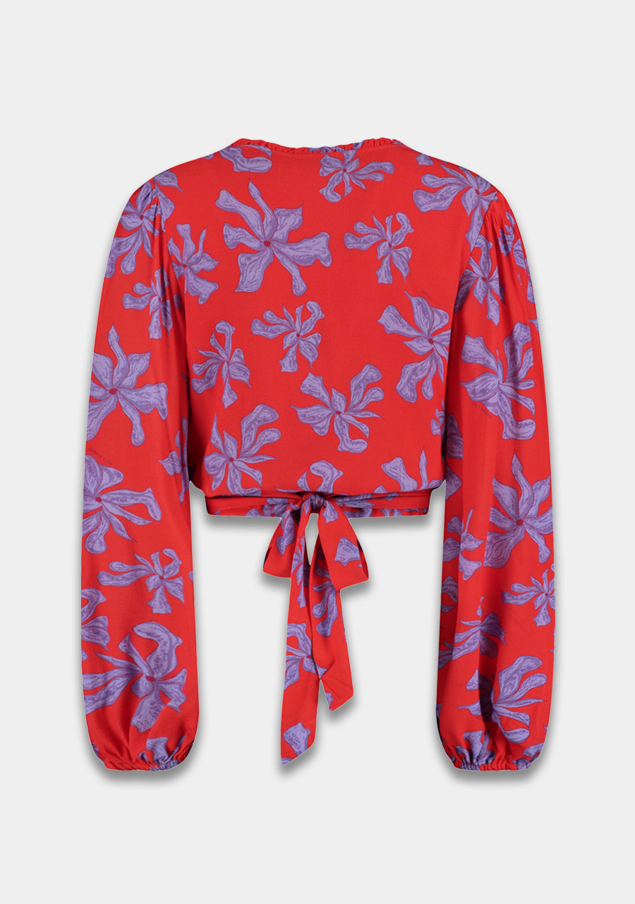 Harper & Yve Blouse Flora SS6P609 Rood