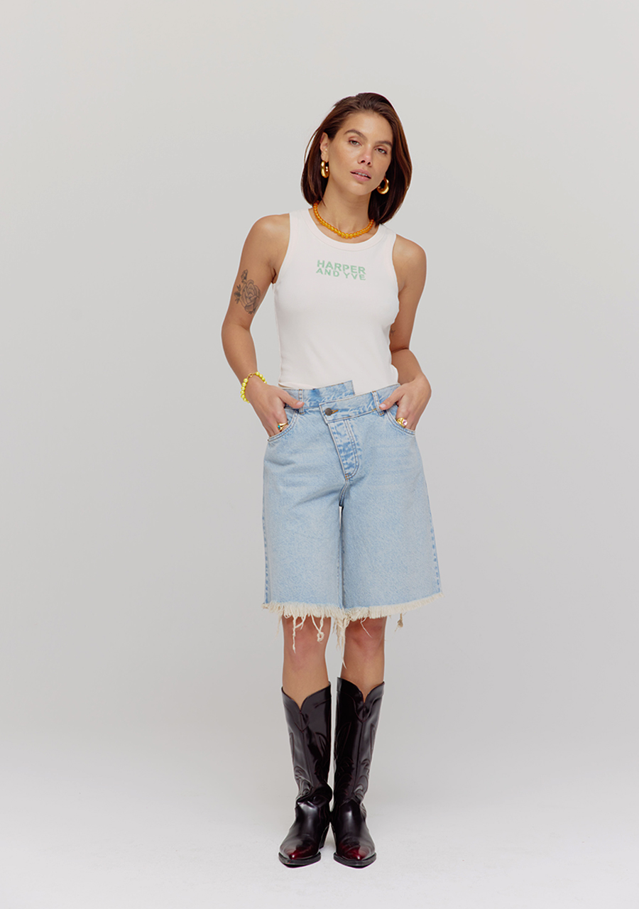 Harper & Yve Short Dionne HS25R104 Licht blauw