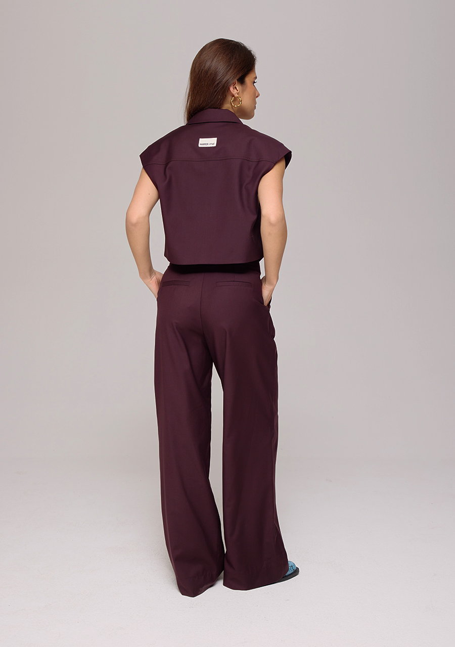 Harper & Yve Broek Sadie AW25N104 Donker bruin