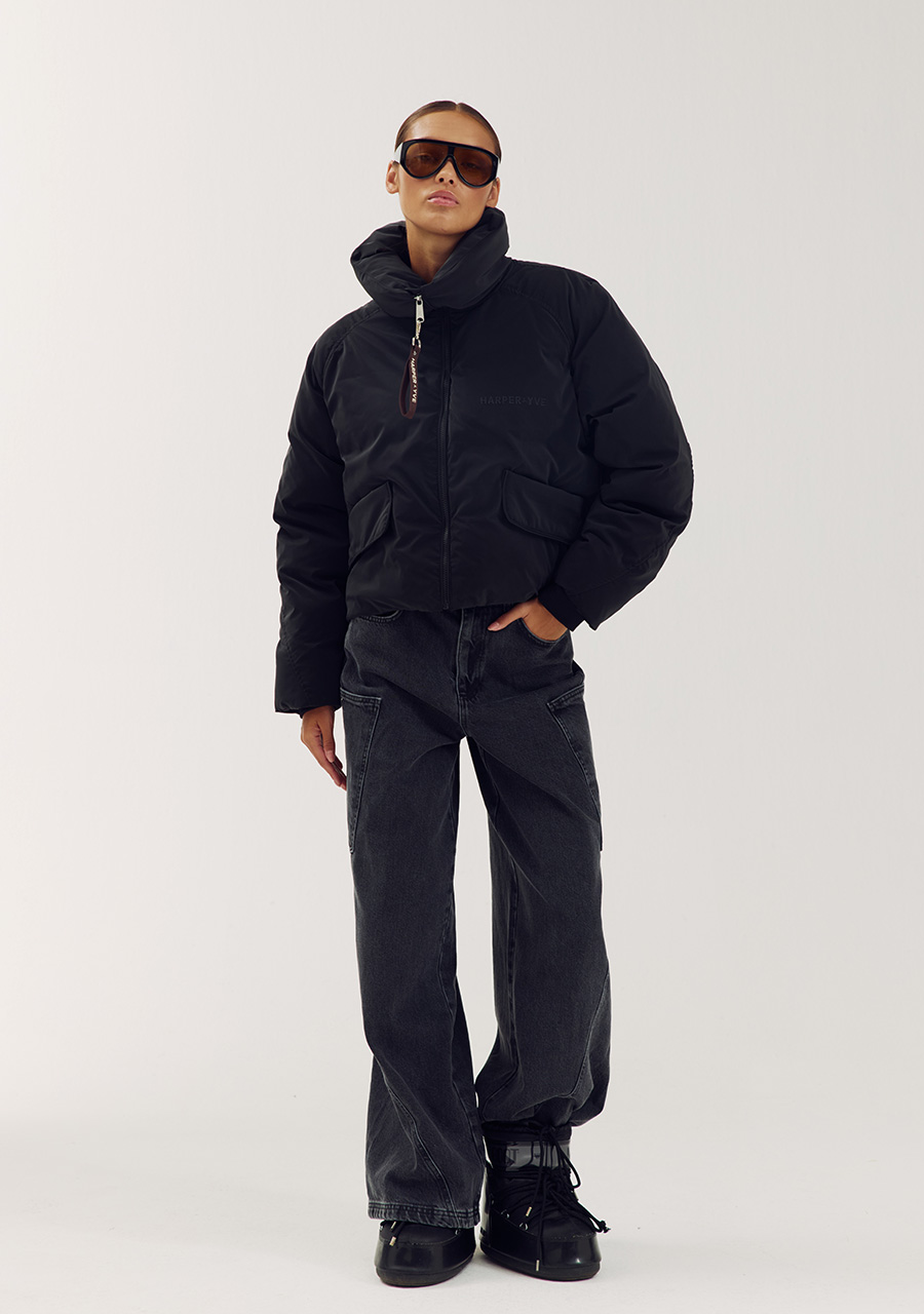 Harper & Yve Winterjas Chaya AW6N228 Zwart