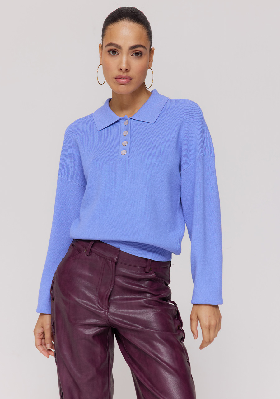 Harper & Yve Broek Sally DW25P111 Donker Paars