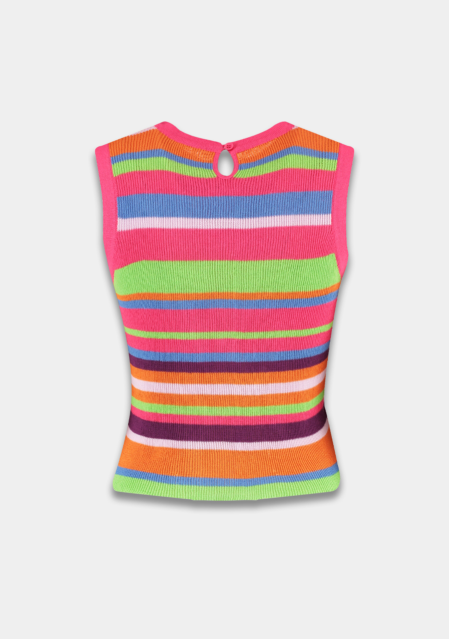 Harper & Yve Top Lo SS25NJ400 Multi