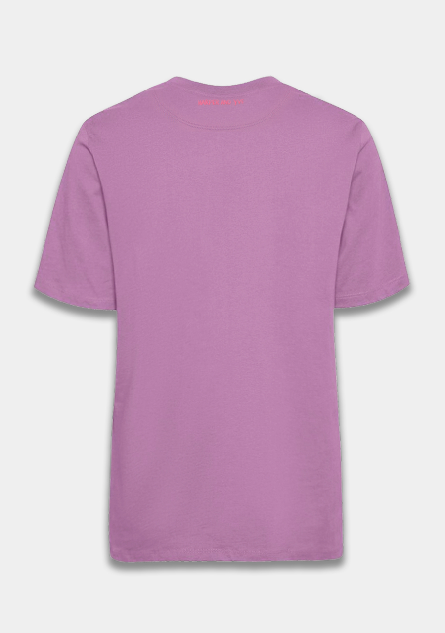 Harper & Yve T-shirt Lesoleil HS25Y305 Lila Harper & Yve T-shirt Lesoleil HS25Y305 Lila