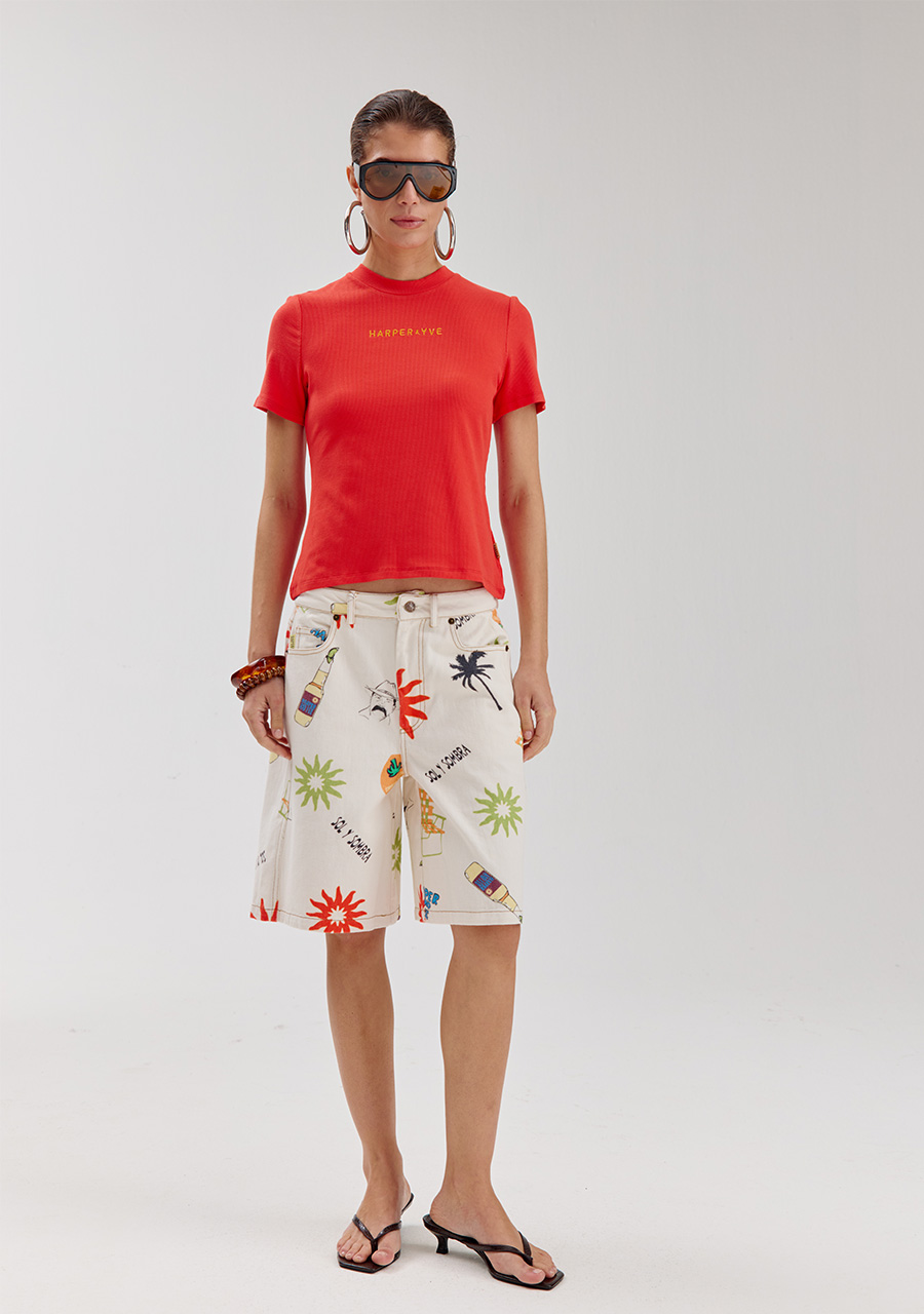 Harper & Yve Short Fayra HS6C107 Ecru