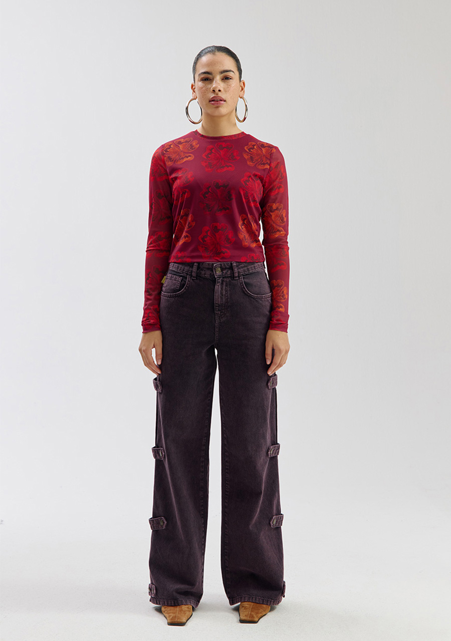 Harper & Yve Top Steff SS6T506 Rood