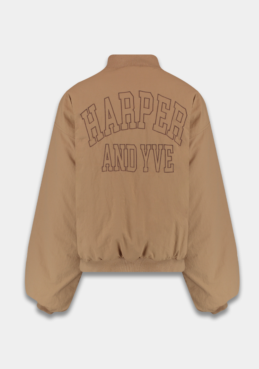 Harper & Yve Bomberjack Nora AW25N222 Licht bruin