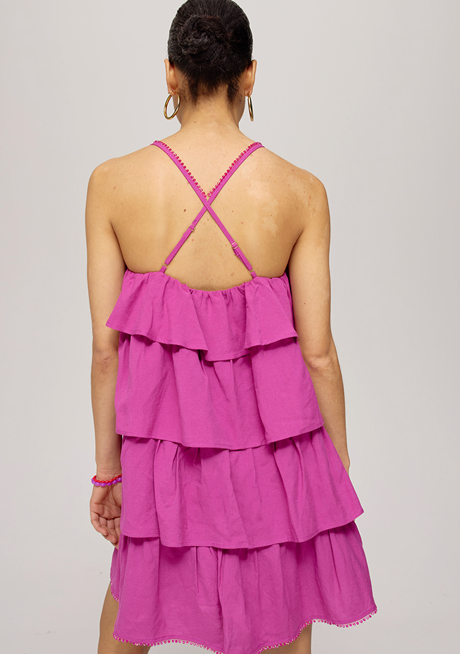 Harper & Yve Jurk Kaye HS25P909 Donker Paars