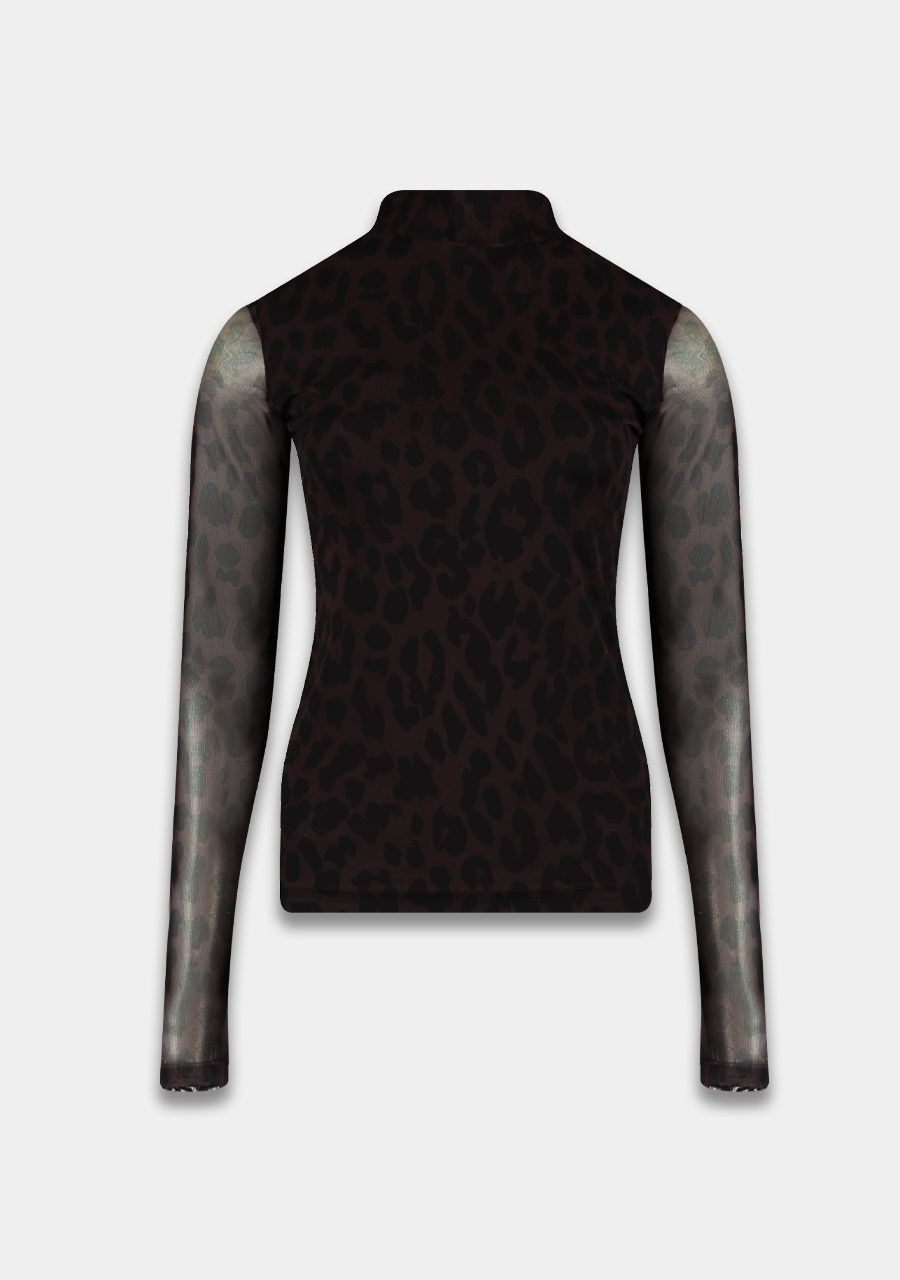 Harper & Yve Top Jane AW25T507 Donker bruin