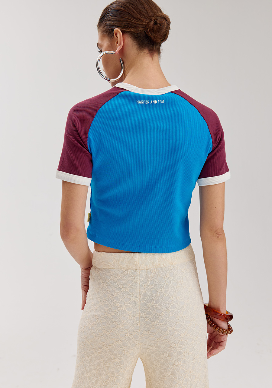 Harper & Yve Top Soly HS6Y310 Blauw