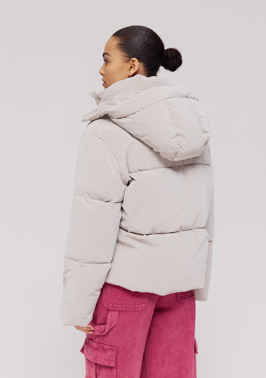 Harper & Yve Winterjas Abbie AW25N201 Licht grijs