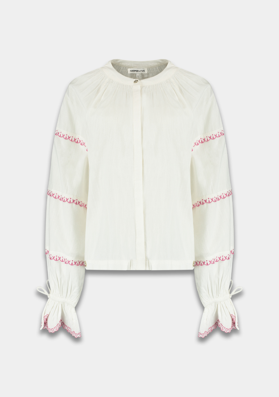 Harper & Yve Blouse Hady SS25C606 Ecru
