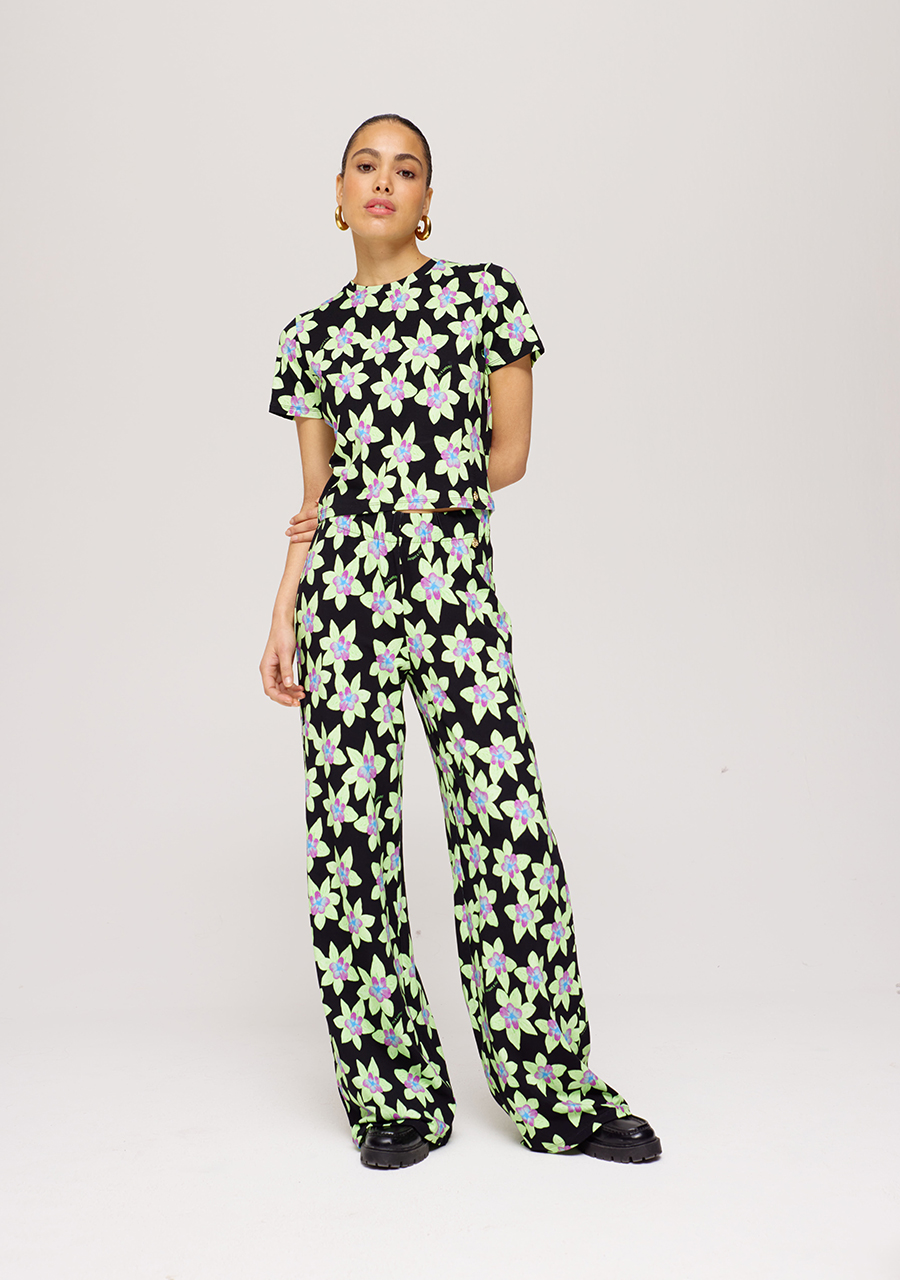 Harper & Yve Broek Jane SS25T104 Groen