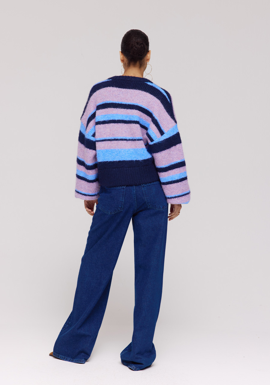 Harper & Yve Vest Noor DW25W811 Blauw