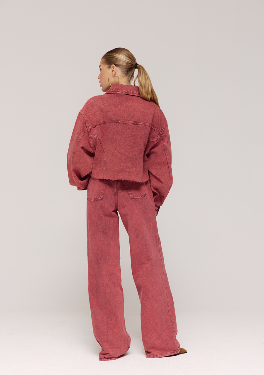 Harper & Yve Jeans Yve AW25D100 Steenrood