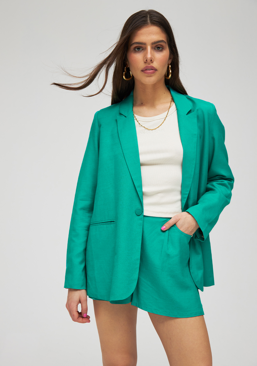 Harper & Yve Blazer Yagger HS24N210 Blauw