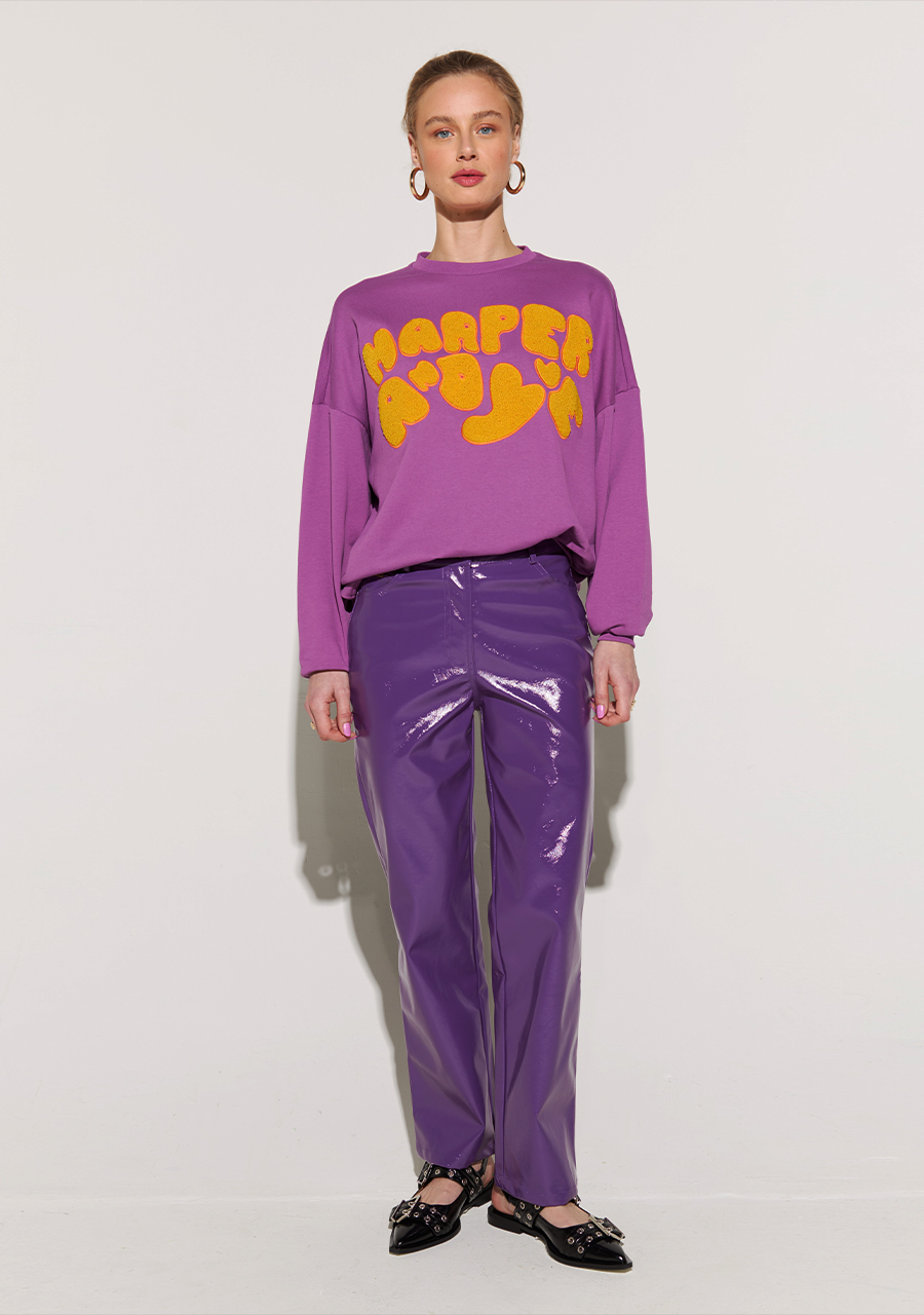 Harper & Yve Broek Harper SS24P102 Paars Harper & Yve Broek Harper SS24P102 Paars