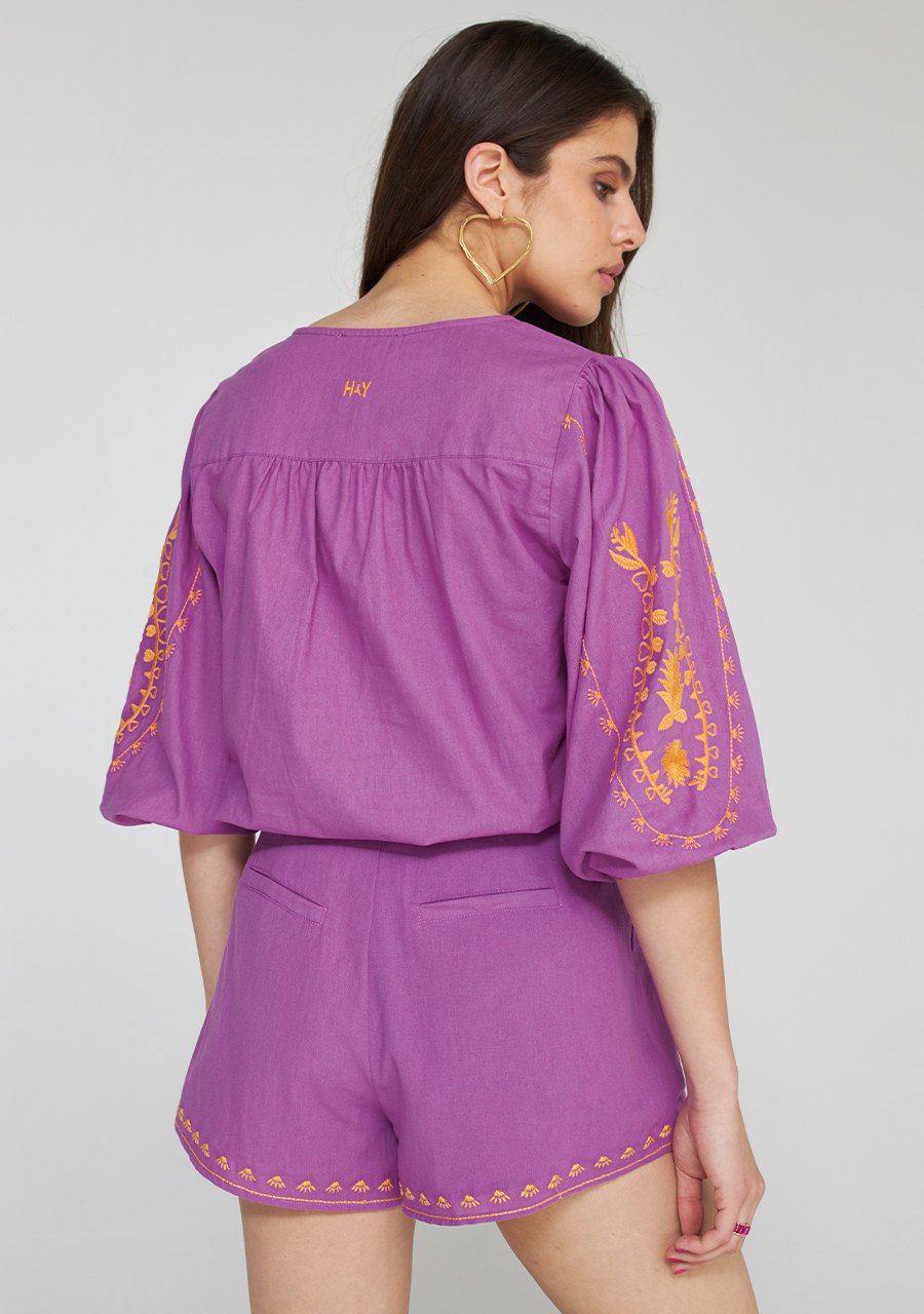 Harper & Yve Short Lois HS24P113 Paars